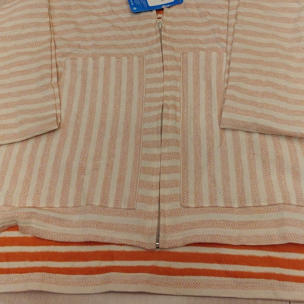 COLUMBIA Women Full Zip Hoody Stone, Wind--Orange - Picture 7 of 7